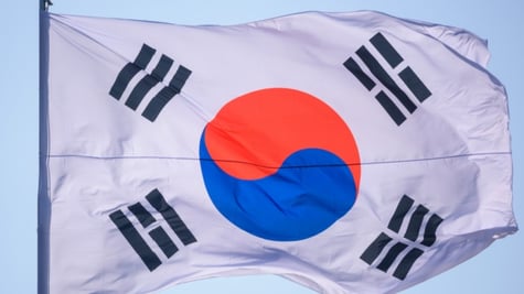 The South Korean flag.