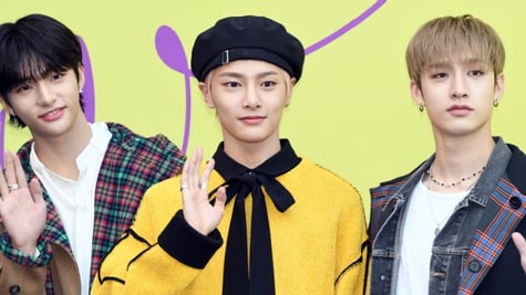 Korean male fashion models during Seoul fashion week.