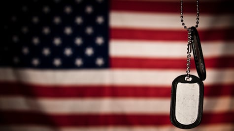 shadowy usa flag