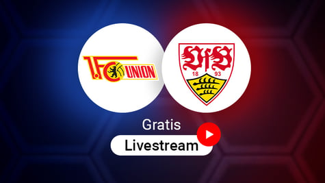 FC Union Berlin vs. Stuttgart Logos für Bundesliga Spiel in der Saison 2025/2026