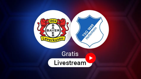 Leverkusen vs. Hoffenheim Logos für Bundesliga Spiel in der Saison 2025/2026