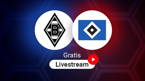 Mönchengladbach vs. HSV Logos für Bundesliga Spiel in der Saison 2025/2026