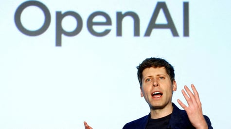 Sam Altman OpenAI logo