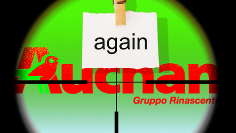auchan market logo data breach sniper aiming again