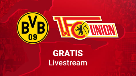 Team Logos zum Spiel BVB Dortmund vs. Union Berlin in der Bundesliga