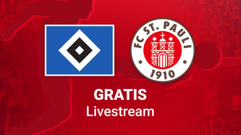 Team Logos zum Spiel HSV vs. St. Pauli in der Bundesliga