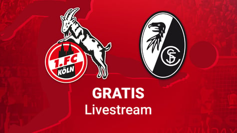 Team Logos zum Spiel Köln vs. Freiburg in der Bundesliga