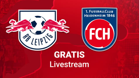 Team Logos zum Spiel Leipzig vs. Heidenheim in der Bundesliga
