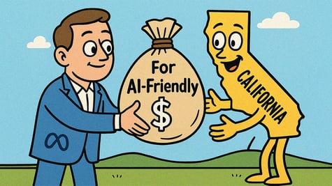 meta big money bag california state giving cash