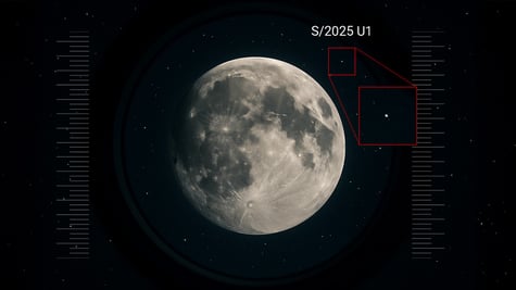 The new moon of Uranus discovered with coordinates.