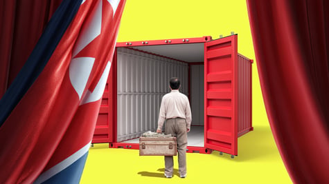 Man smuggling weapons on behalf of North Korea; North Korean arms smuggling