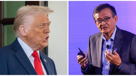 US President Donald Trump and Inel CEO Lip-Bu Tan