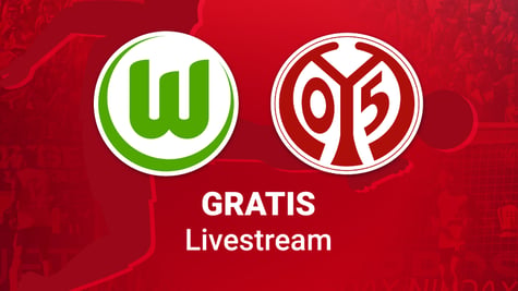 Team Logos zum Spiel Wolfsburg vs. Mainz in der Bundesliga