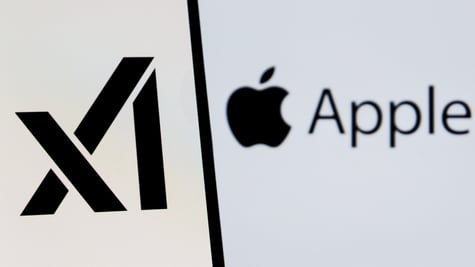 xAI Apple logos