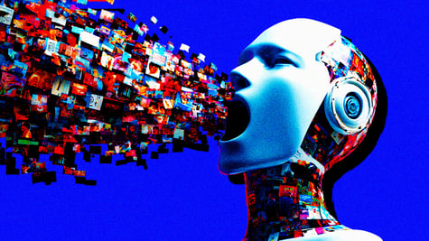 robot-spewing-ai-slop