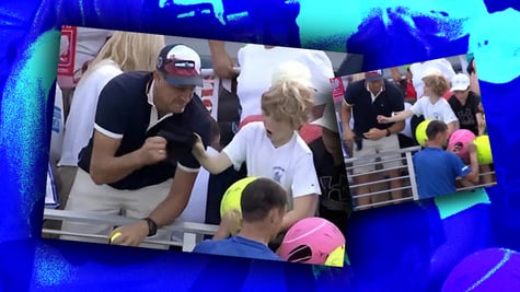 CEO snatches a cap from a young boy during US Open, causing backlash online