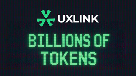 uxlink logo billions tokens crypto