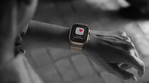 Hypertension notifications on Apple Watch Ultra 3