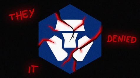 broken crypto.com logo they denied it
