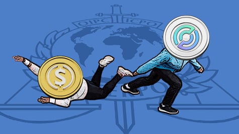 circle-stablecoin interpol logo people dragging