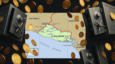 el salvador map bitcoins safe