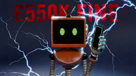 electricity-sparks-robot-talking-on-the-phone
