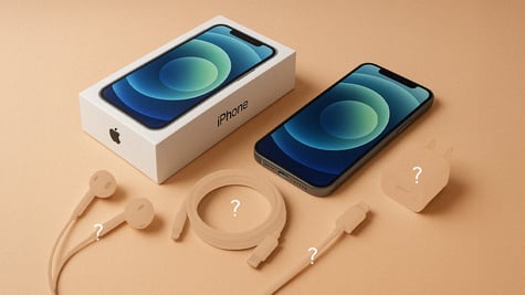 iPhone box without accessories