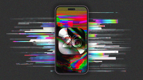 iPhone glitching with iOS 26
