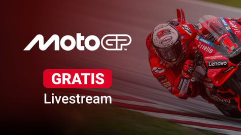 MotoGP rider, red background