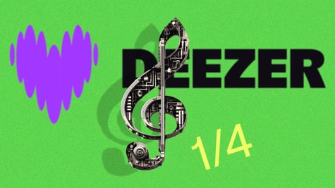 deezer logo musical note robotic quarter
