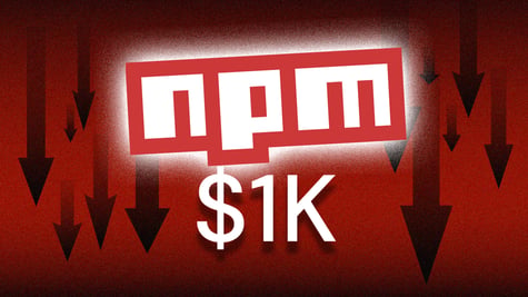 npm logo $1k dollars