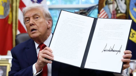 Trump signs TikTok deal declaration