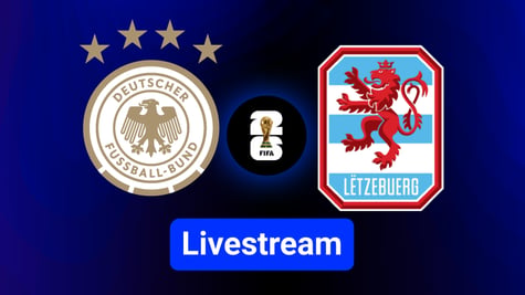 Deutschland gegen Luxemburg Länderflaggen zur WM-Qualifikation