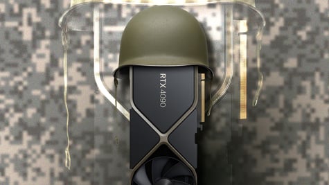 new gpu, dark green helmet, rtx 4090, black