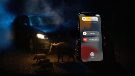 iPhone emergency feature works after car crash