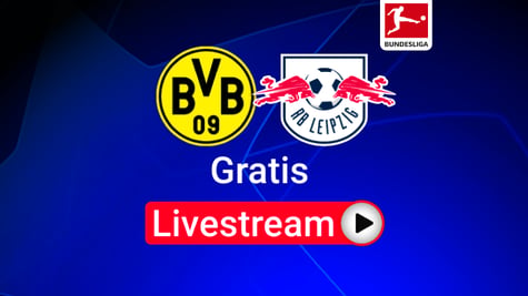 Dortmund vs. RB Leipzig Team Logos Free Bundesliga Livestream