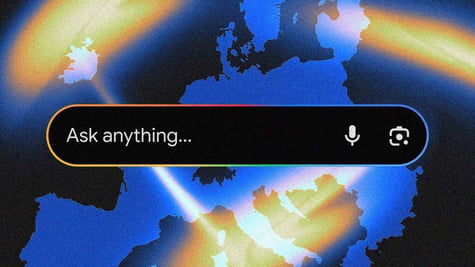 Google AI Mode feature availability in Europe; Google and EU