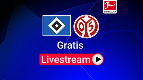 HSV vs. FSV Mainz Team Logos Bundesliga Livestream