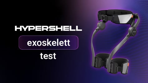 Exoskelett, schwarz-violetter Hintergrund
