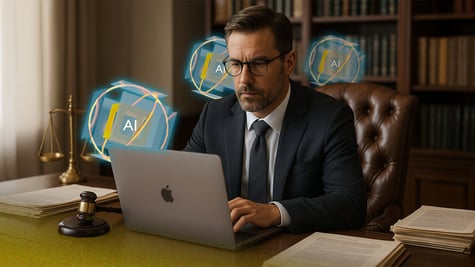 A lawyer using AI