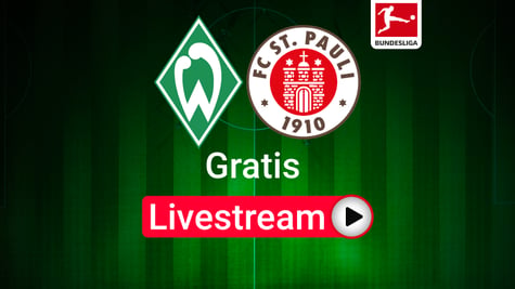 Werder Bremen vs. St. Pauli Team Logos Gratis Bundesliga Livestream