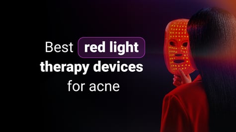 Red light therapy for acne