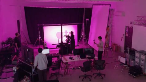 Filming of new Apple TV intro