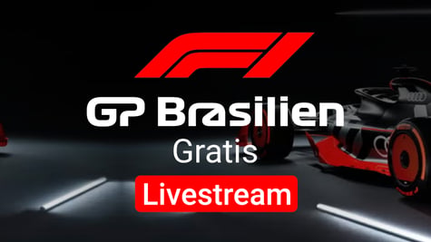 Brasilien Formel 1 Stream mit Auto im Hintergrund