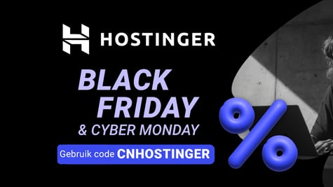 hostinger black friday and cyber monday featured with discount