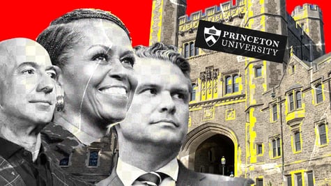 Bezos, Obama, Hegseth, Princeton University