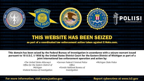 E-note seized by FBI