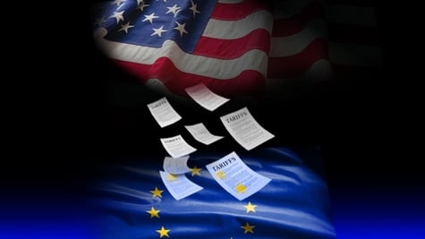 US imposing tariffs on the EU