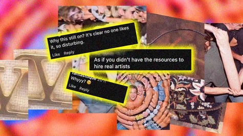 A surreal swirl of social media comments amid a Valentino ad backlash.