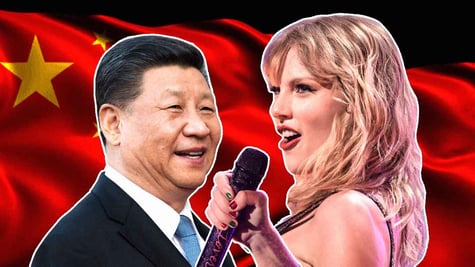 Taylor Swift hanging with Xi Jinping